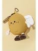 Q Version Cartoon Vegetable Silicone Keychain Earphone Coin Mini Bag Pendant for Kids