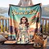 Warme Flanelldecke, Lana Del Rey Leichte Gemütliche Decke für Bett Sofa und Täglichen Gebrauch