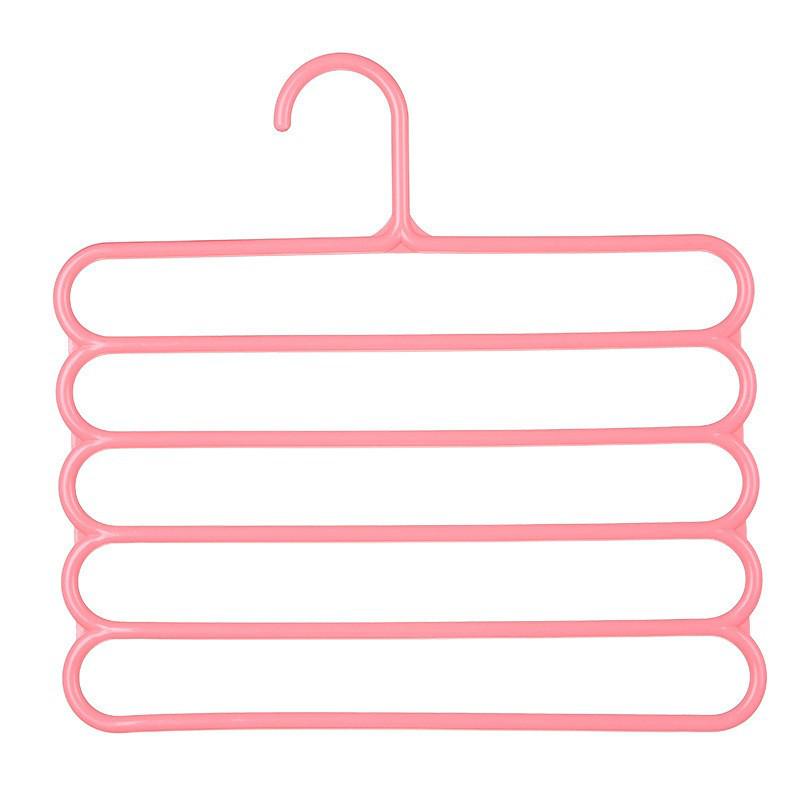 Five-Layer Multifunctional Hanging Rack for Pants, Silk Scarves, and Ties