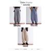 Hengyuanxiang Men's Chinese Style Linen Blend Casual Harem Cropped Pants