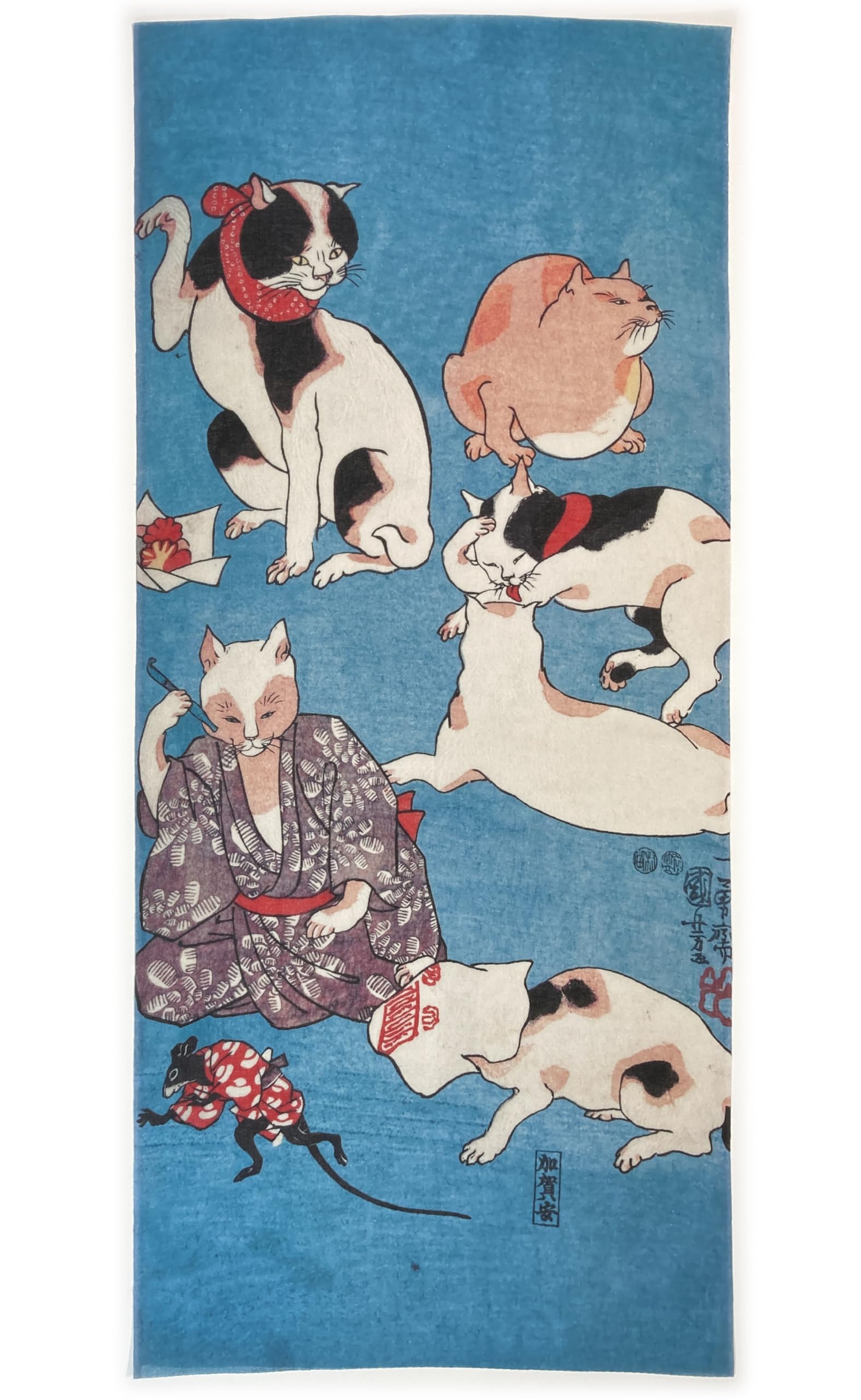 

ручное полотенце со всего мира Часть 1 Утагава Куниёси Укиё-э,