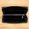 Straw Pattern Microfiber Leather Wallet for Men and Women - Customizable Design