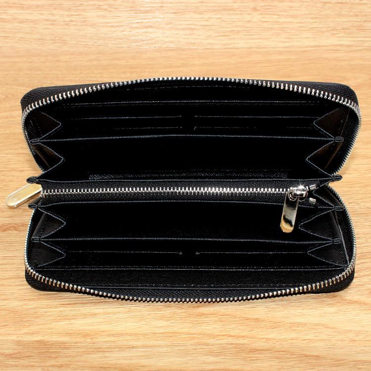 Straw Pattern Microfiber Leather Wallet for Men and Women - Customizable Design