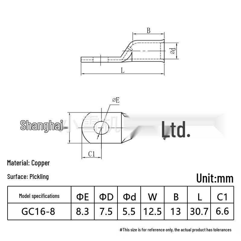 GC Flared Copper Tube Terminal 10-400 Sqmm Cable Connector Lug