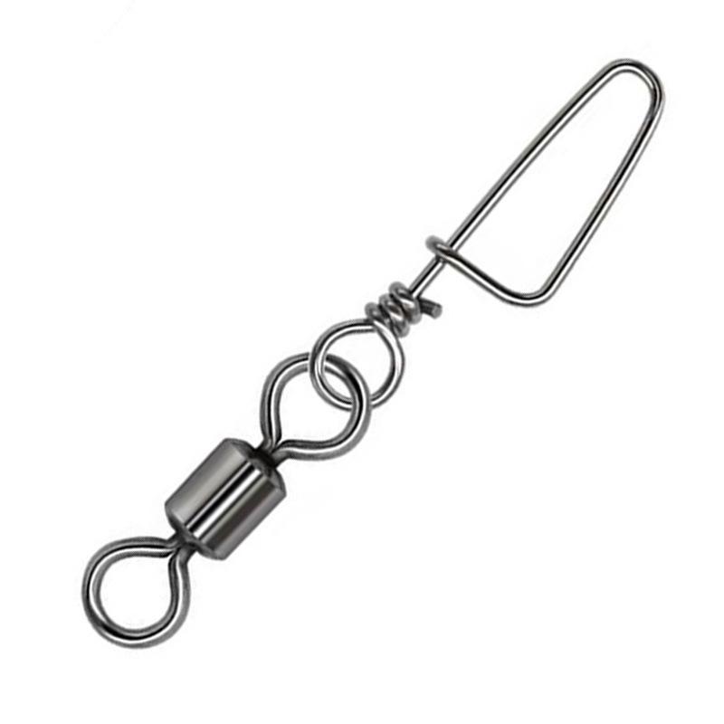 American Swivel Snap Fishing Lure Connector - Figure-Eight Loop Quick Swivel Accessories