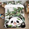 Quilt Cover Set Art Bedding Set Double Size Duvet Covers Queen Bed Comforter Sets Fashion Pillowcase Panda Cute Kawaii Linen026