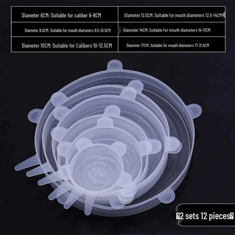 Multi-functional Food-Grade Silicone Fresh-Keeping Cover