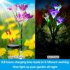Flowers Solar Artificial Flower Light Multi-Color Changing Solar Flowers Lantern  Lawn Lighting