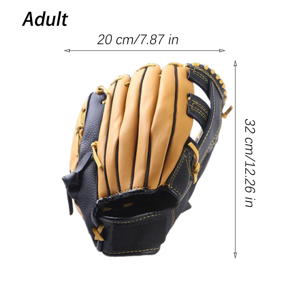 1pc Baseball Gloves, Softball Gloves Sports Batting Gloves PU Leather Gloves, Left Hand Glove, Right Hand Throw