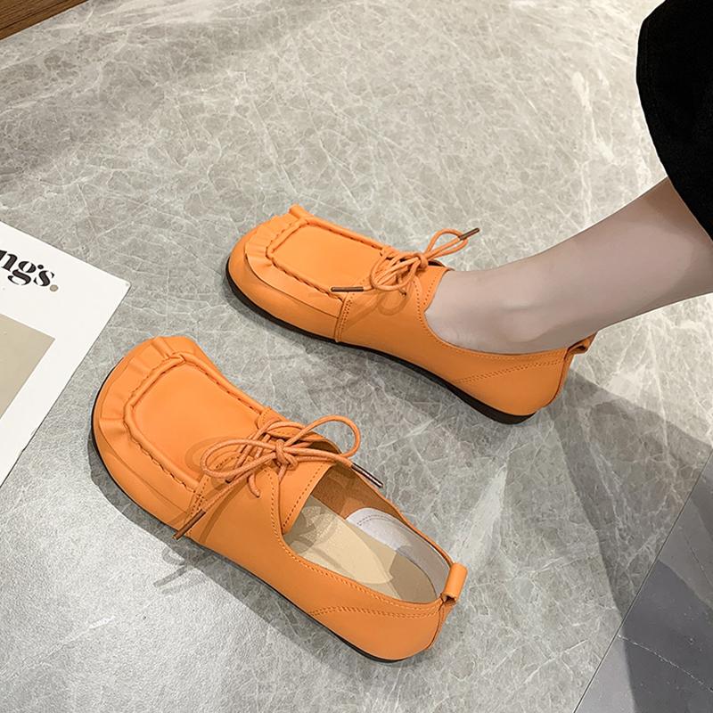 Damen Loafer Schuhe Aus PU Leder - Blockabsatz Plateau Büro Freizeit