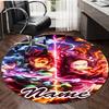 Personalized Demon Slayer Round Chair Office Rug - Perfect for Mat, Office Chair & More - Ideal Gift for Birthdays and Holidays