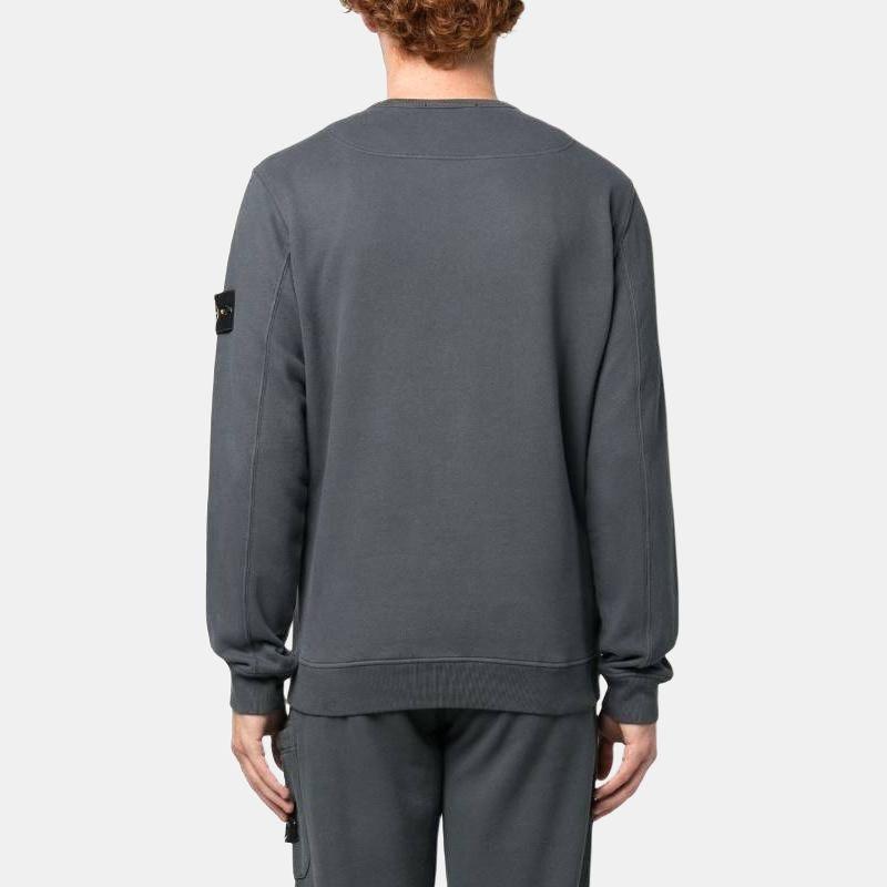 STONE ISLAND Crewneck Sweatshirt 'Grey' Men's 791562420-V0062