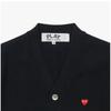 Comme Des Garcons P1n080 1 Play Small Red Heart Waffen Mens Cardigan