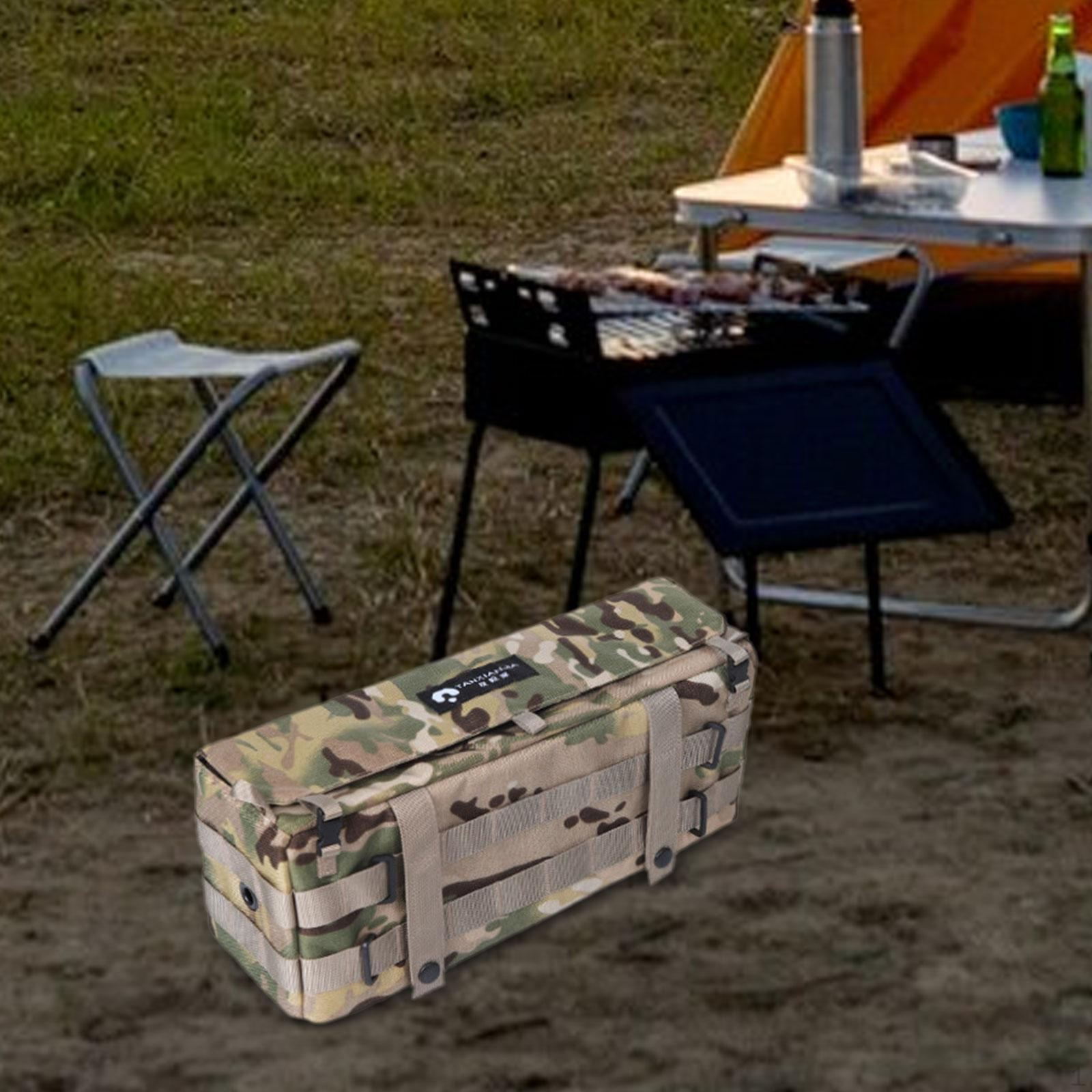 

Camping Table Side Bag Chair Wear Resistant Hanging Lightweight Storage Arm Multicolor