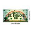 St Patricks Day Backdrop Banner Leprechaun Hat Shamrock Party Background Celebration Photography Props Event Supplies Decoration