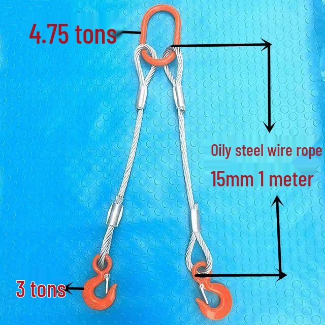 Wire Rope Sling Variants: Pressed Wire Rope, Lifting Hook, Two-Leg, Three-Leg, Four-Leg.