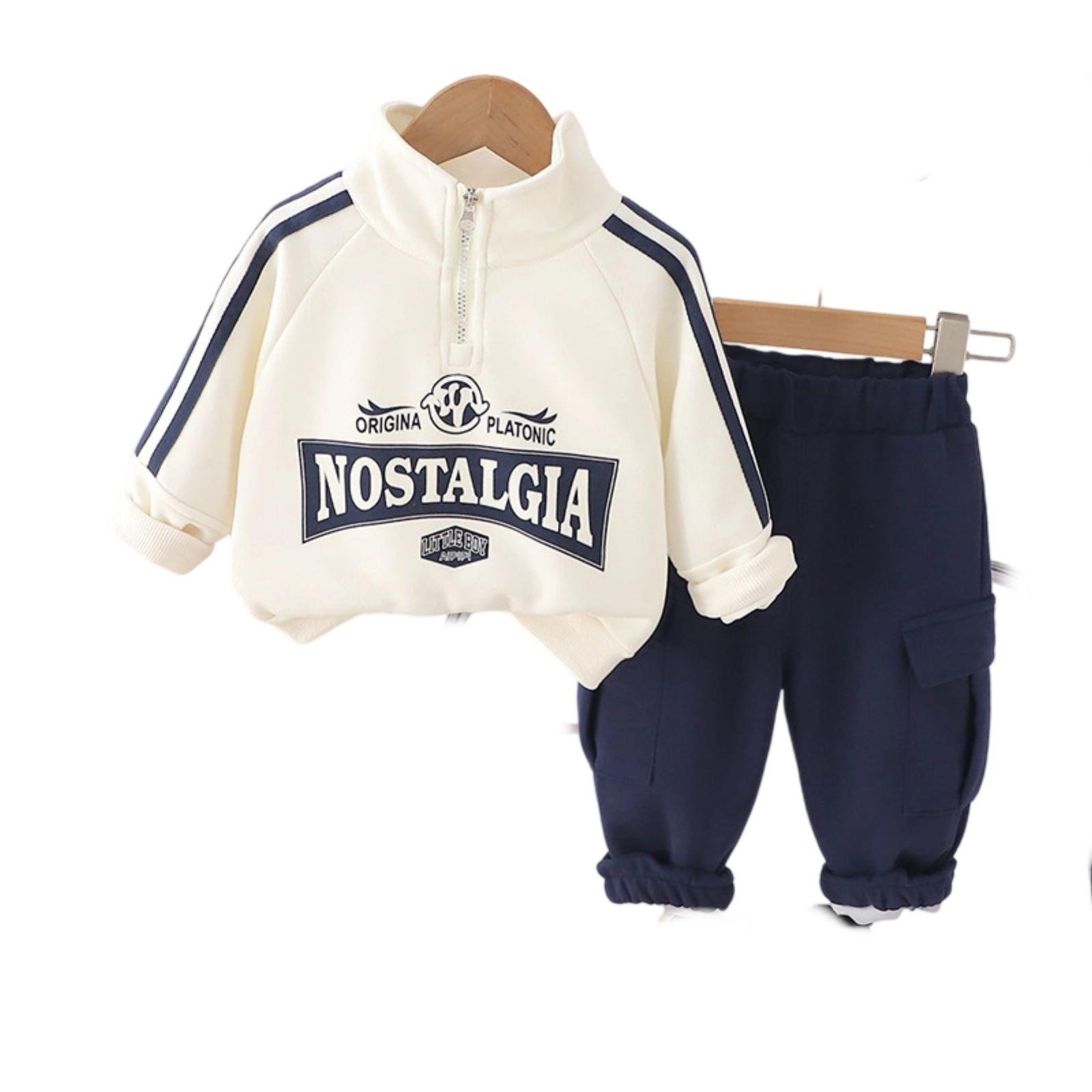 

Детский повседневный комплект с длинным рукавом, удобные наряды для повседневной носки 90 тёмно-синий