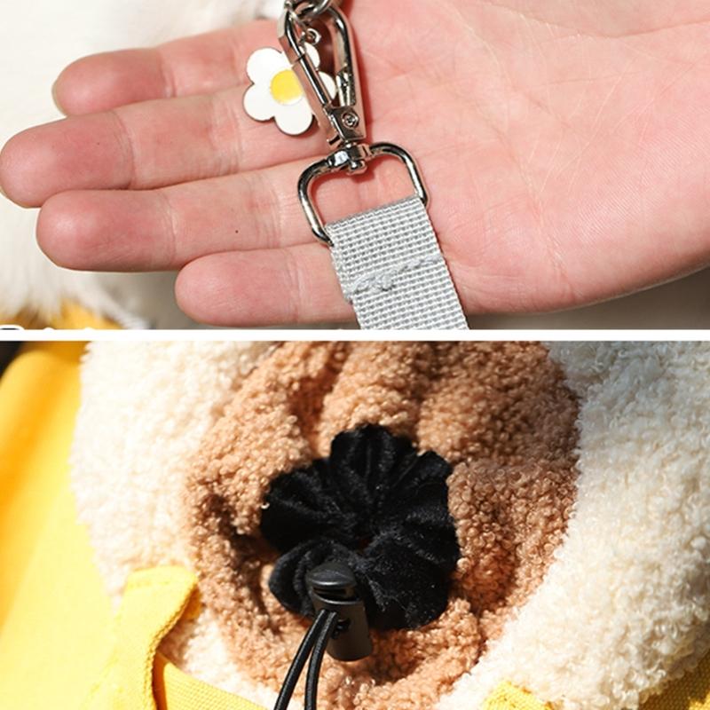 Small Pet Carriers Bag Outdoor Ventilate Shoulder Bag Dog Camping Travel Bag Practical Cats Travel Carriers for Short Trip