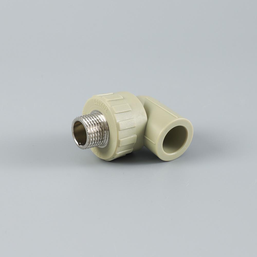 Weixing Style PPR Threaded Elbow Pipe Fittings - Thickened Internal/External Hot Melt Connections