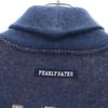 Pearly Gates Hergestellt in Japan Golf Schalkragen Strickjacke 1 Marineblau Damen Gebraucht
