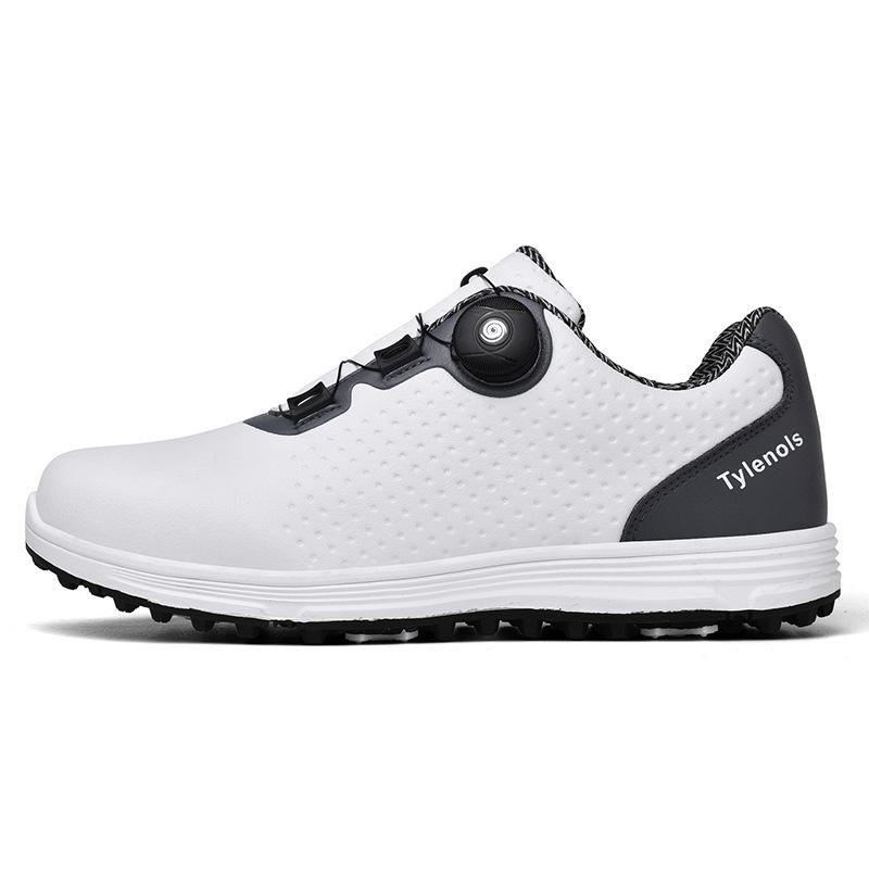 Golf shoes men's waterproof sports shoes off-court training shoes anti-side slip no nails casual