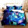 League Of Legends Lady Of Luminosity And Vn Design Quilt Set Three-Piece Lol Game Character Print Bedding Duvet Set King Size