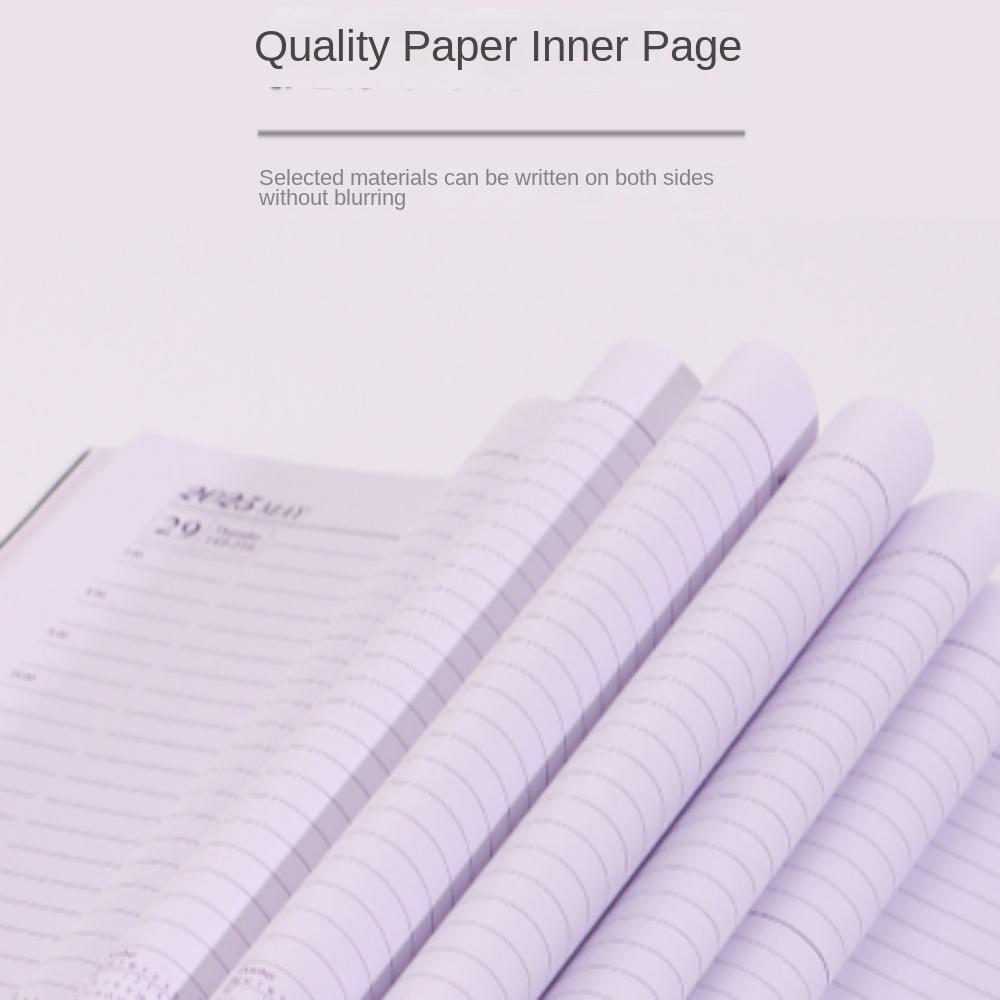 English 2025 Schedule Planner Notepad Index Design Diary Writing Pads  Student