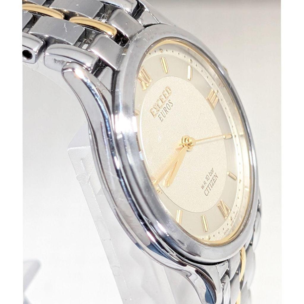 Used CITIZEN EXCEED Men's movable item with battery replacement P-26