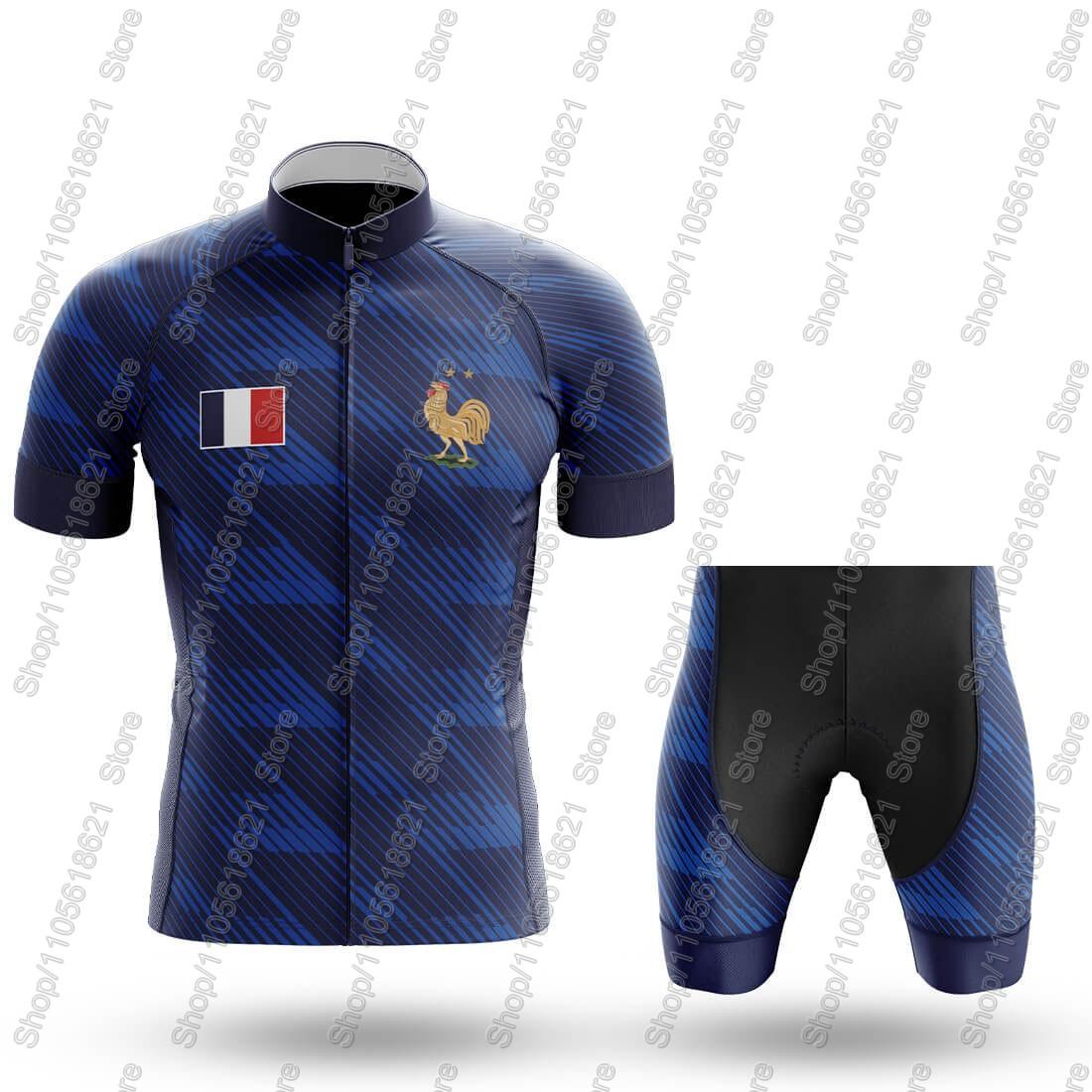 France National Team Cycling Jersey Set