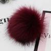 47-tommers Falsk DIY Vaskebjørnspels Pom Poms Ball For Strikking Luer Tilbehør Hatter