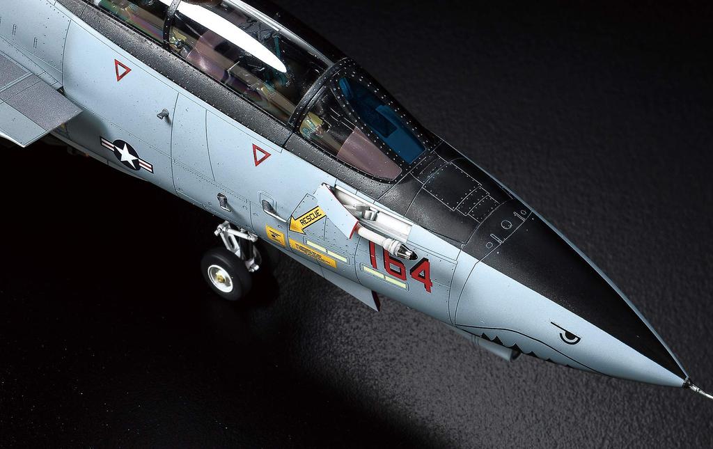 Tamiya 1/48 Masterpiece Aircraft Series No. 118 U.S. Navy Grumman F-14D Tomcat Plastic Model Kit 61118