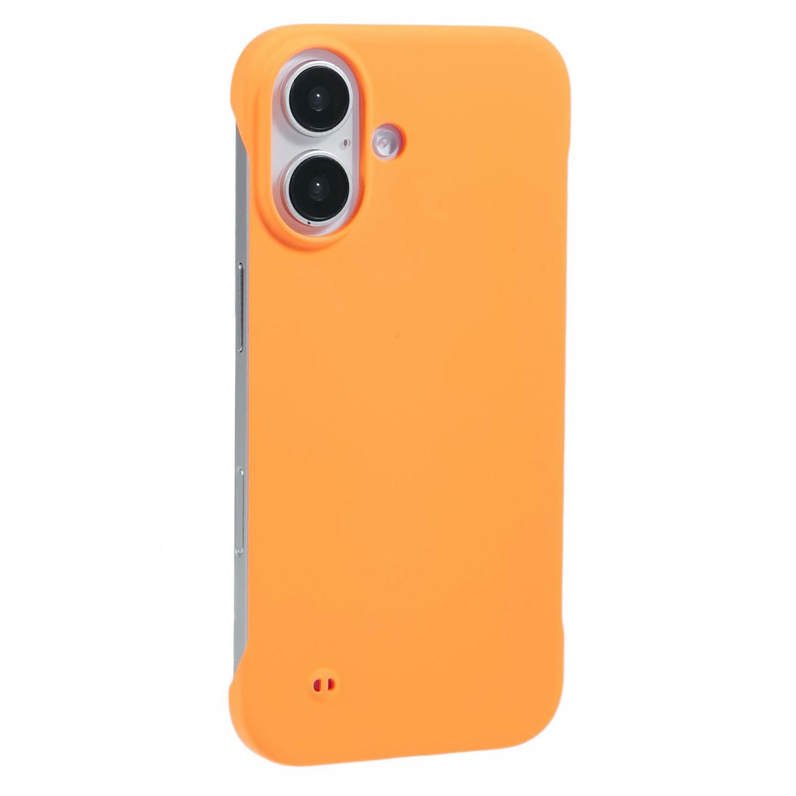 

For iPhone 16 Case Hard PC Skin-Touch Phone Cover Frameless Breathable Cooling H