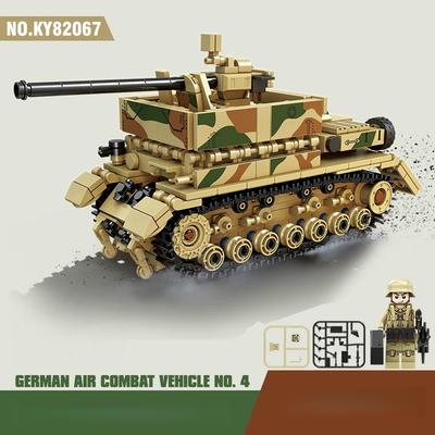 WW2 Classic Anti Tank Building Blocks Army Weapon Toys Military Armored Cars MOC Bricks Tank Model Adult Children New Year Christmas Gifts