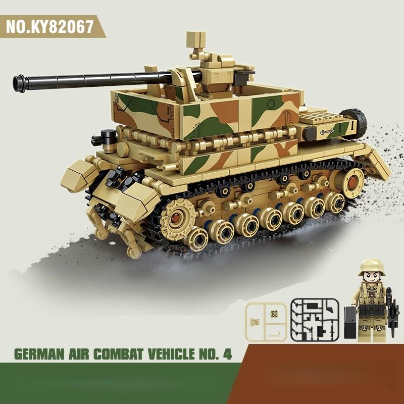 WW2 Classic Anti Tank Building Blocks Army Weapon Toys Military Armored Cars MOC Bricks Tank Model Adult Children New Year Christmas Gifts