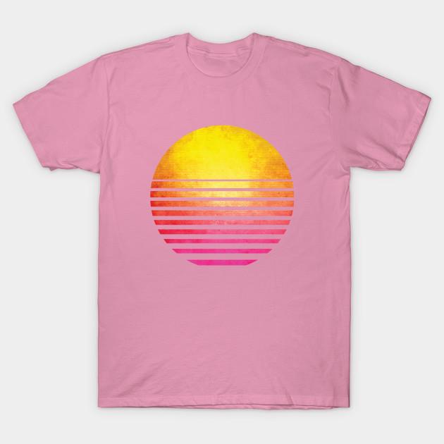 T Shirt Women Classic Eighties Retro Symbol Sun Harajuku Print Kawaii Tshirt Summer Short Sleeve Female T-Shirt Top Tee