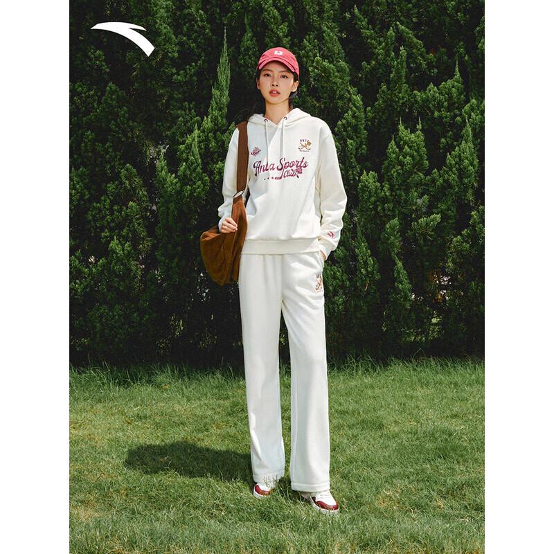 Anta Dame Puffy Fleece Retro Strikkede Sweatpants