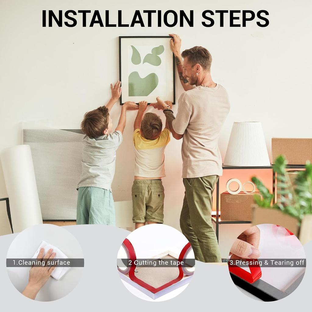 Double-sided Tape  Strong Thickened Car Fixed Bracket Rain Eyebrow High Temperature Foam Non-marking Sticker Tape