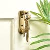 Running Fox Door Knocker - Gold Door Knocker - Brass Door Knocker - Gold Entry Door Decoration Items - Fox Door Knockers - Home Decor Entry Door