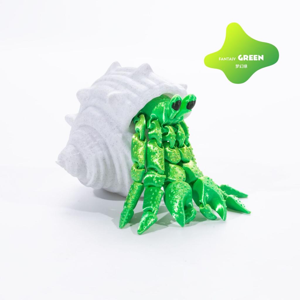3D Printed Hermit Crab Action Figures Toys Multi-Joint Rotatable Animal Fidget Toy Desktop Ornament Home Deco Figurine Kids Gift