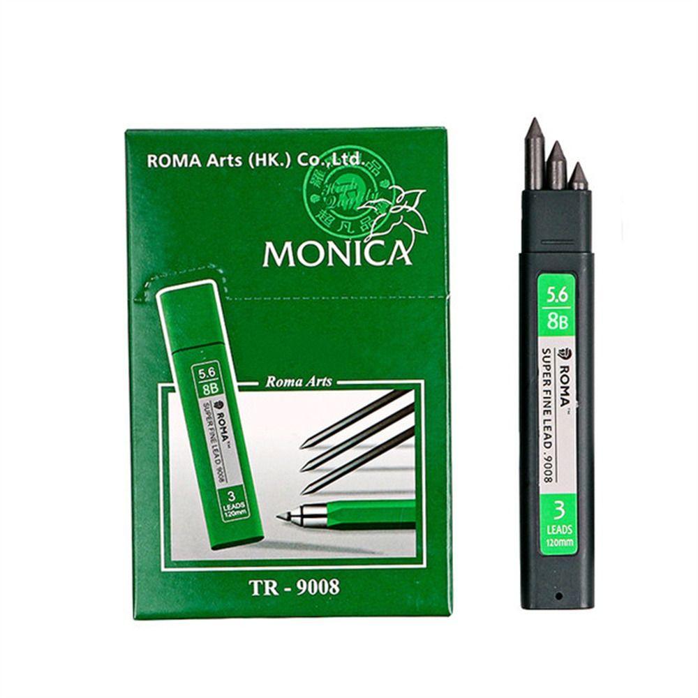 

Студенты рисуют по металлу 4B 6B 8B Подвижный карандаш Автоматический карандаш Механический карандаш 5.6 мм Карандаш 3pcs 8B lead