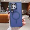 Skin-feel Hardware Lens Holder, Suitable for Samsung S25Ultra Phone Case Anti Drop S24  Magnetic Protective Case