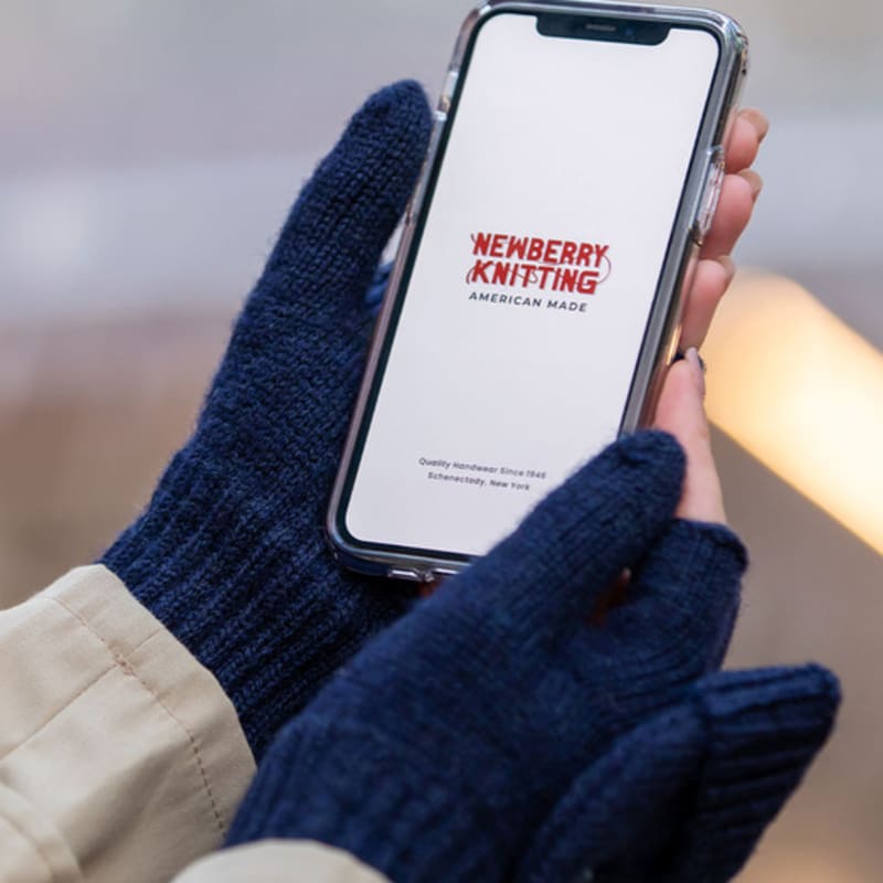 NEWBERRY KNITTING Glomit Handschuhe - Marine