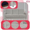 Alicja Lounge Furniture Set Sofa Armchairs Poufs Family Meble