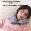 U-Shaped Cervical Hot Water Bottle for Neck and Shoulder Relief