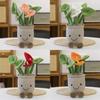 Lotus Sunflower Orchid Plsuh Toy Stuffed Doll Kids Gift Cartoon Decorations