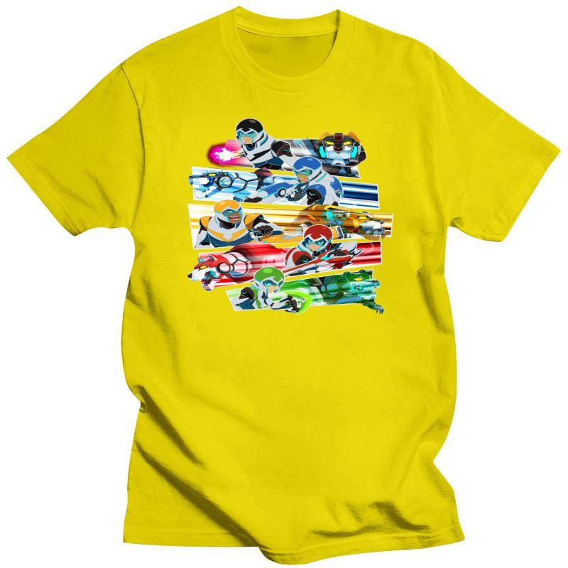 

2023 Повседневная футболка из 100% хлопка с короткими рукавами Voltron Legendary Defender Paladin s Strike для женщин унисекс футболка XL