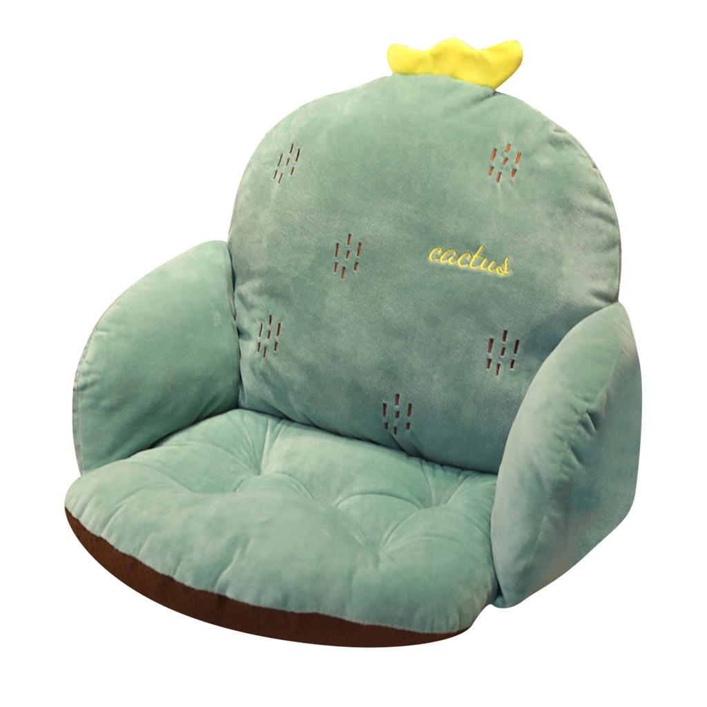 Home Decoration Cartoon Plush Chair Cushion Non-Slip Lumbar Support Chair Cushions Cartoon Animal Soft Comfortable Chair Pillows