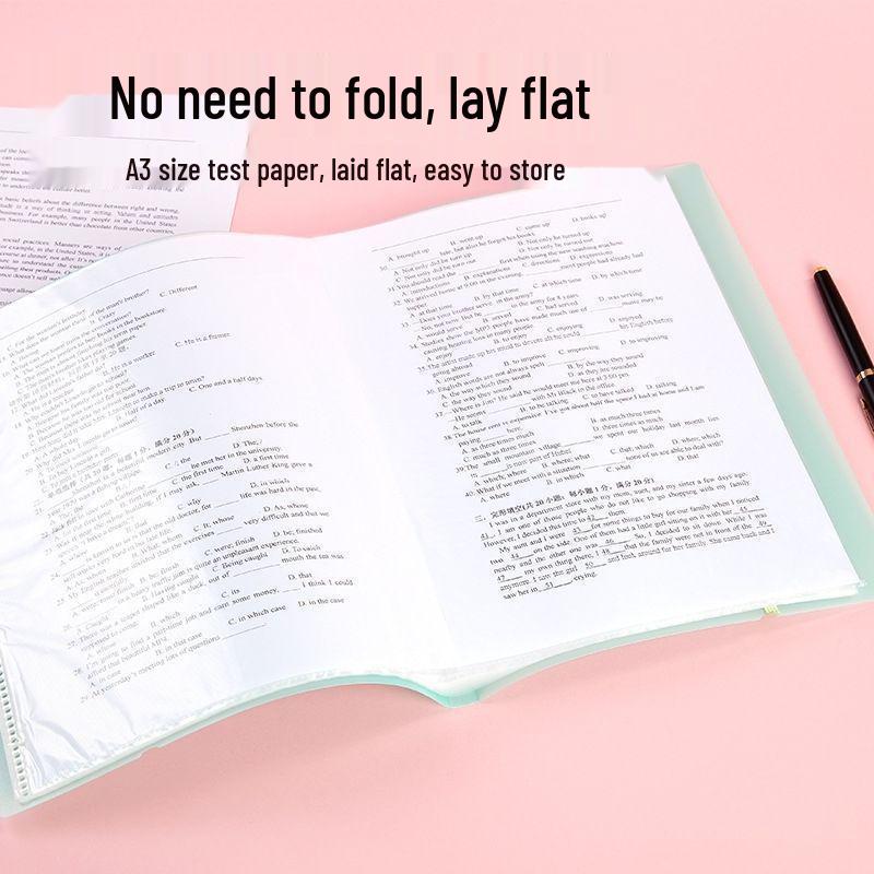 A3 Exam File & Test Paper Storage Bag for Students