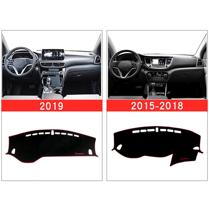 Auto Armaturenbrett Vermeiden Licht Pad Instrumentenplattform Abdeckung Teppiche Zubehör Für Hyundai Tucson 2015 2016 2017 2018 2019 202