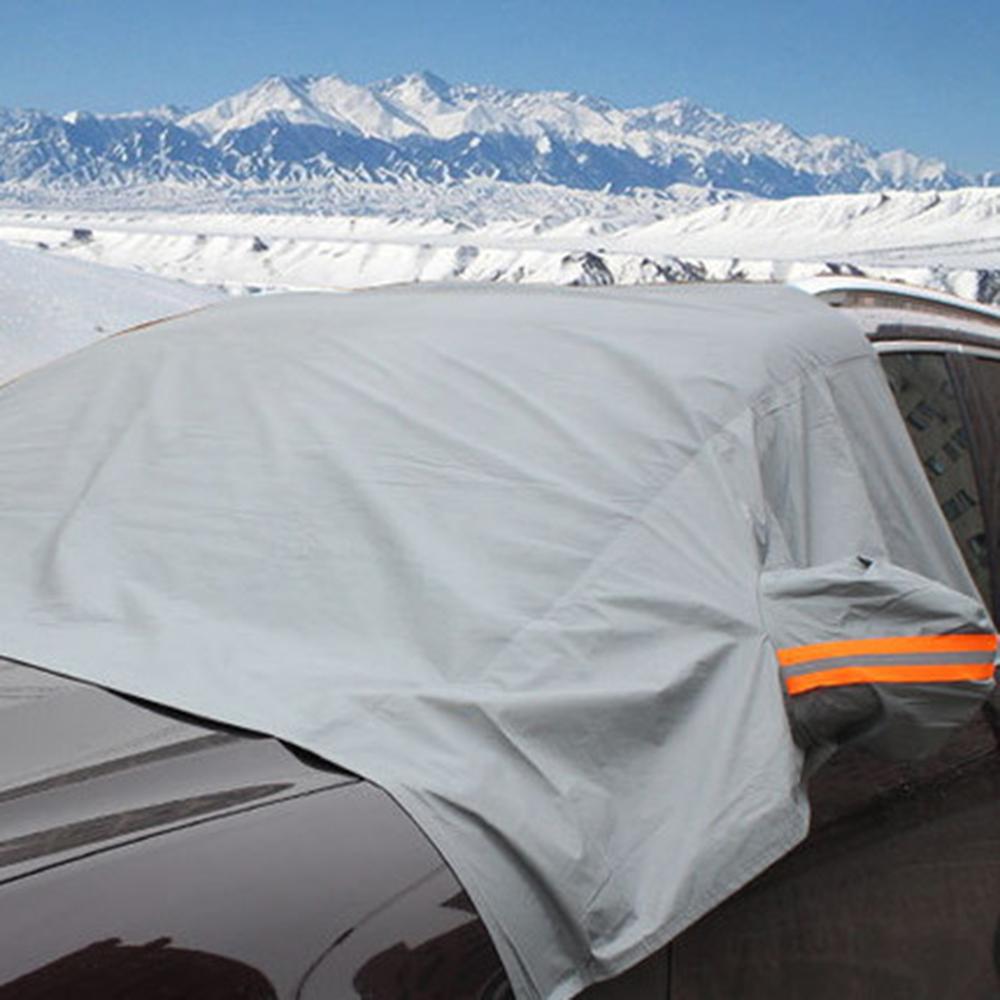 240*140cm Winter Car Snow Cover Thickening Anti-frost Anti-freeze Sunshield Sunscreen Snow Block Clothing Cover Car Accessories